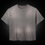 RASPBERRY HILLS TAUPE GREY BLANK TEE