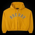 RASPBERRY HILLS MUSTARD ZIP UP