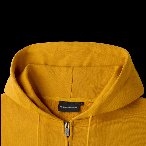 RASPBERRY HILLS MUSTARD ZIP UP